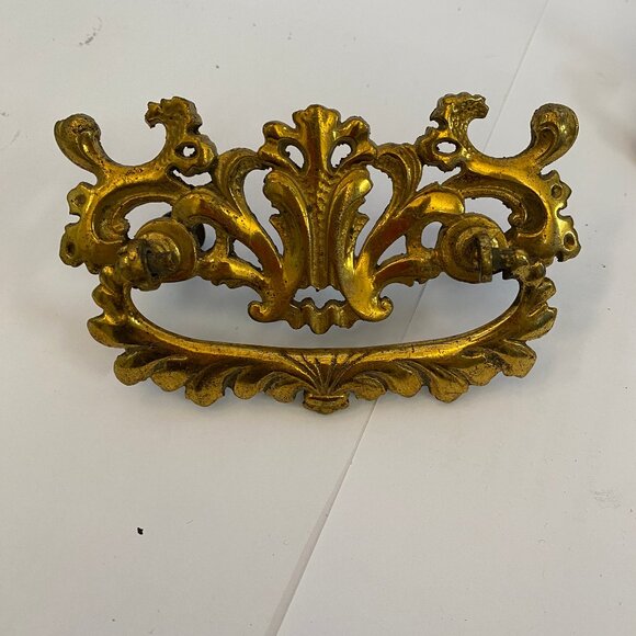 Classic Brass Drawer Pulls - Picture 2 of 5